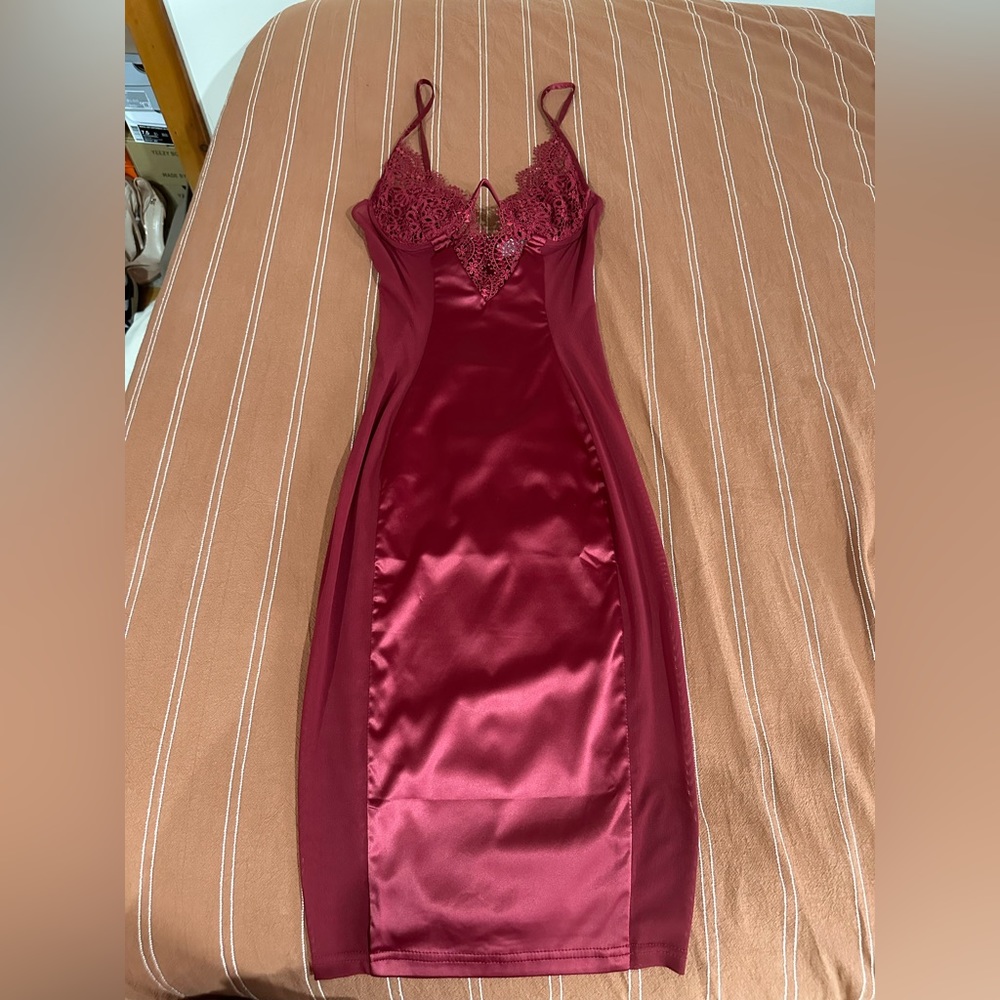 Burgundy Dress